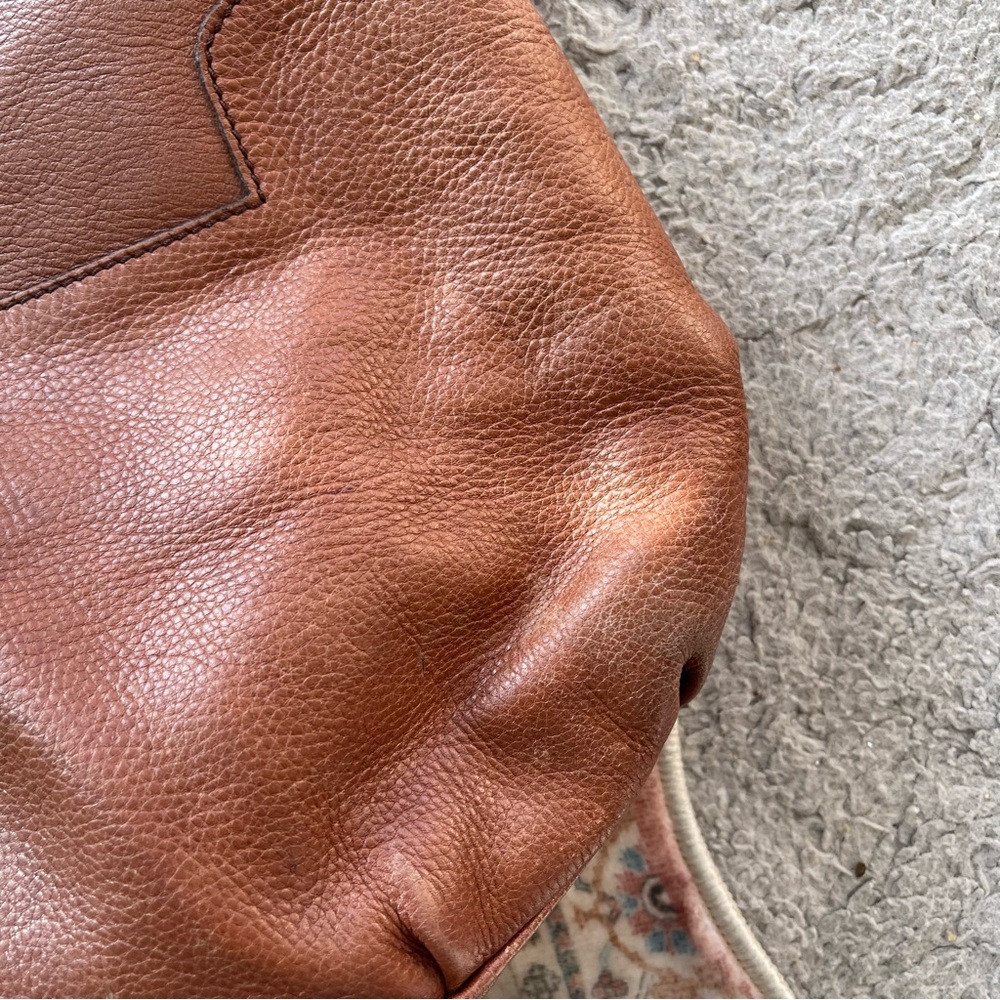Salvatore Ferragamo Chestnut Brown Leather Hobo with Tassel - Picture 9 of 16